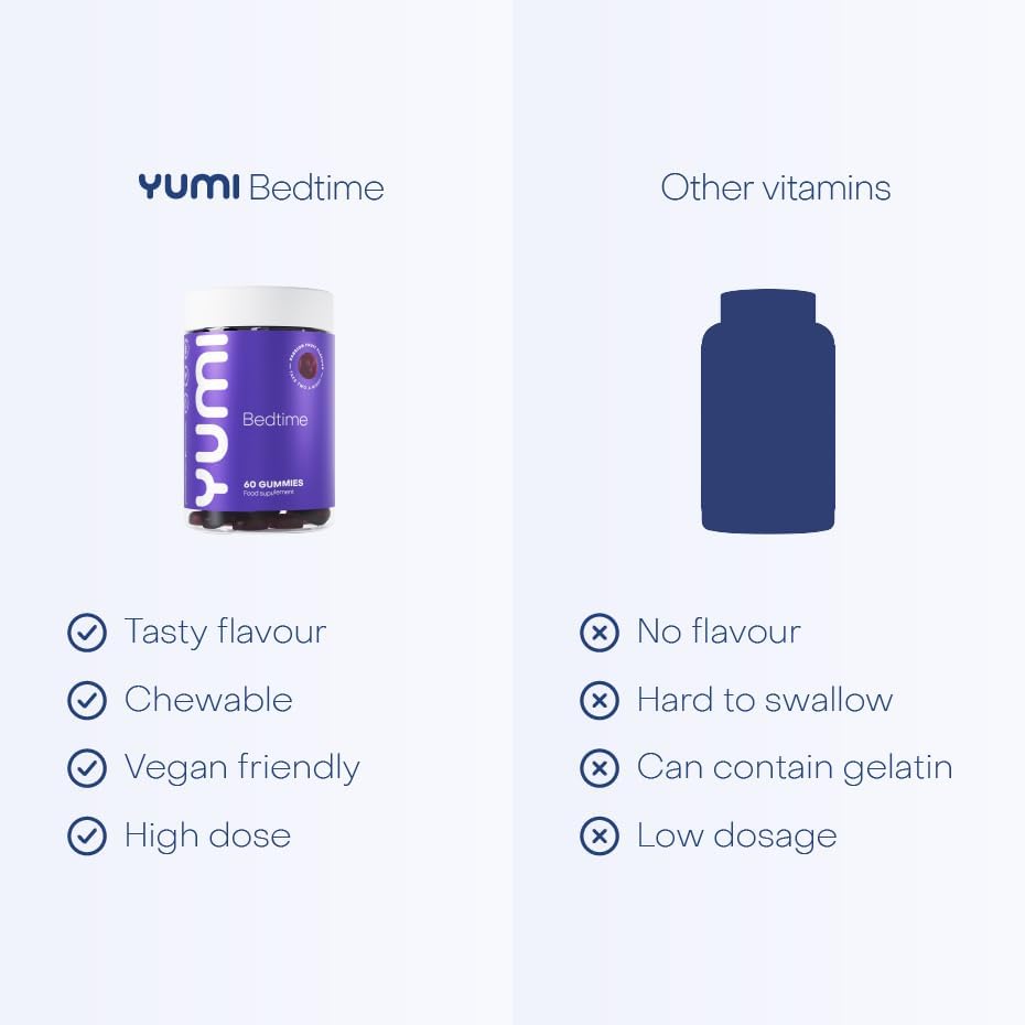 Yumi Bedtime 5HTP Passion Fruit Flavour Gummies 60