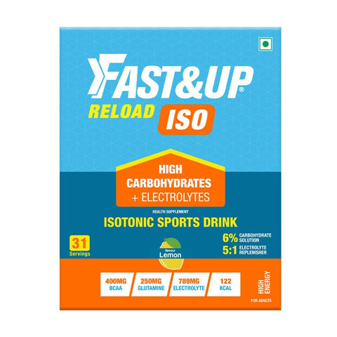 Fast&up Reload Iso - إلكتروليتات متساوية التوتر (عبوة مكونة من 31 قطعة) 32 جرامًا لكل ليمونة