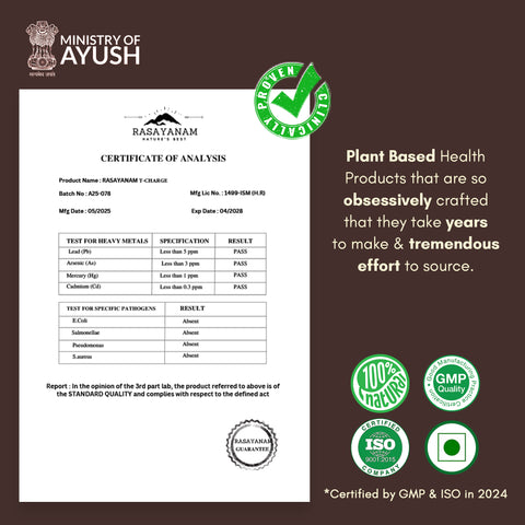 Rasayanam T-Charge Capsules (500mg)