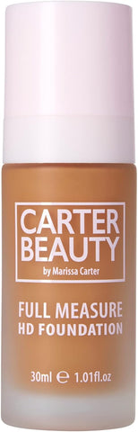 Carter Beauty Full Measure Hd Foundation - Lightweight, Full Coverage Matte Formula - Water-Based, Super Soft Skin Perfector - Vegan And Cruelty Free, Paraben And Sulfate Free - Creme Brulee - 1.01 Oz