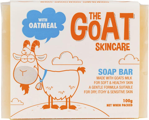 The Goat Skincare Original Goat Soap With Oatmeal 100g, Off White