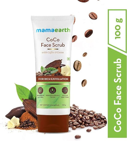 Mamaearth Bye Bye Blemishes (30ml) + Mamaearth CoCo Face Scrub With Coffe & Cocoa