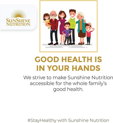 Sunshine Nutrition Calcium With Vitamin D3 100 Tab