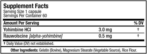 Allmax Nutrition Yohimbine Rauwolscine 60Caps (12/C)
