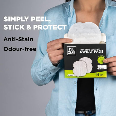 Pee Safe Sweat Pads Folded 14N