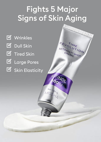 Missha Time Revolution Retinol 500 Shot Cream 60ML