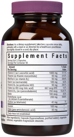 Bluebonnet Nutrition B Complex 100 Count