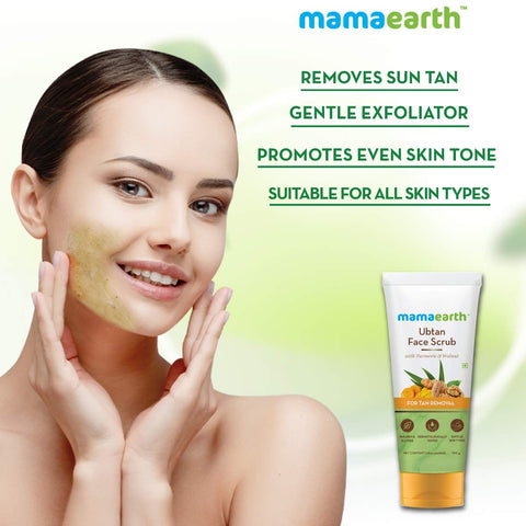 Mamaearth Ubtan Face Scrub, 100 ml