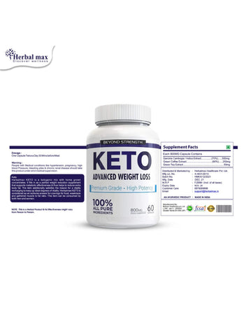 Beyond Strength Keto Advanced Weight Loss 60 capsules