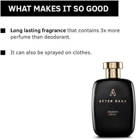 USTRAA Cologne for Men AFTER DARK 100 ml