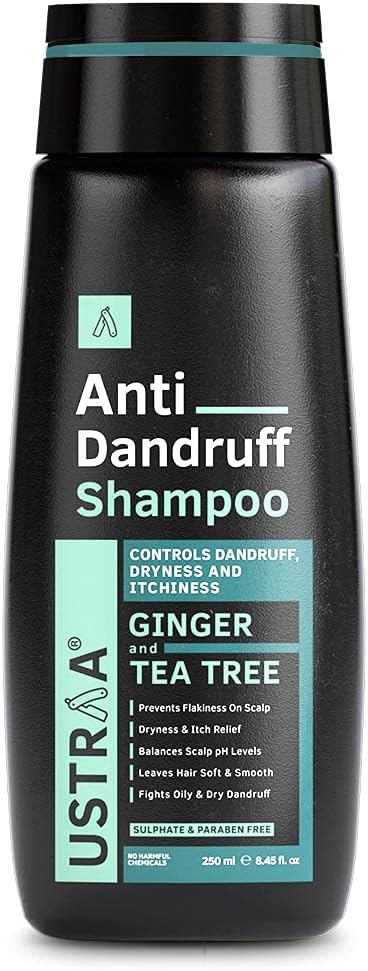 USTRAA Anti-Dandruff Shampoo GINGER and TEA TREE 250 ml