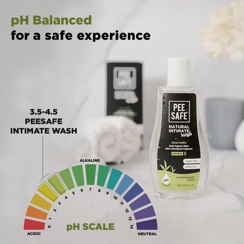 PEE SAFE Natural Intimate Wash For Women (105 ML)