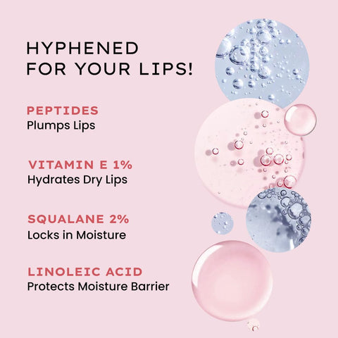 Hyphen Vitamin Infused Peptide Lip Balm- Hazel 10g