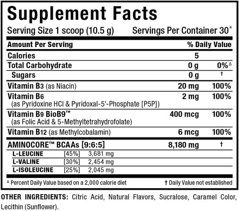 Allmax Nutrition Aminocore Bcaa Sweet Tea 315g