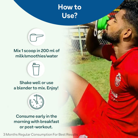 OZiva Protein & Herbs For Men, Chocolate Flavor, 500G Natural Protein Powder For Weight Control, Better Metabolism & Hormonal Balance, 23G Whey Protein, Ayurvedic Herbs, Certified Clean