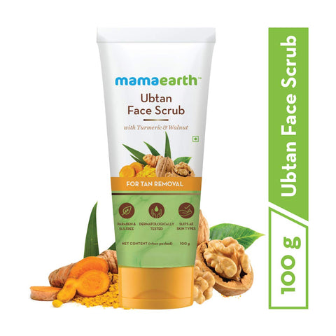 Mamaearth Ubtan Face Scrub, 100 ml