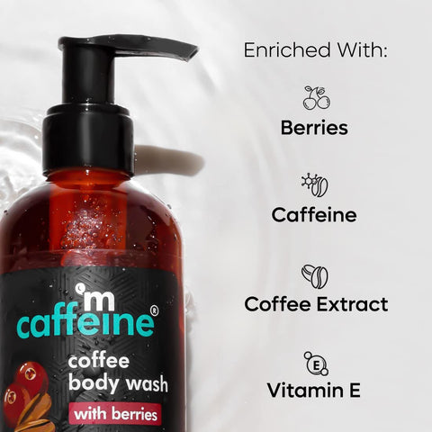 mCaffeine Coffee Body Wash with Berries