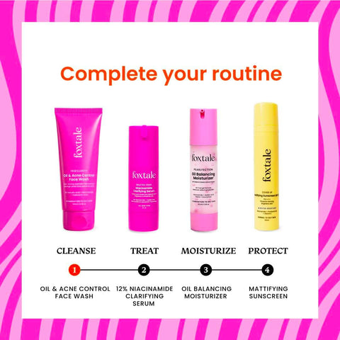 Foxtale True Clarity Oil and Acne Control Face Wash - 100ml