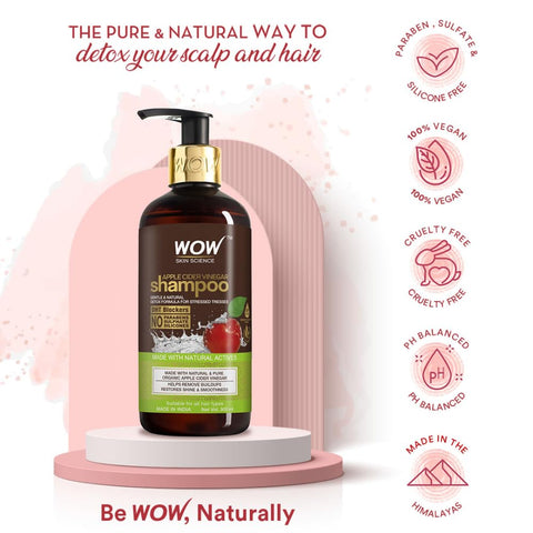 WOW Skin Science Apple Cider Vinegar Shampoo 300ml