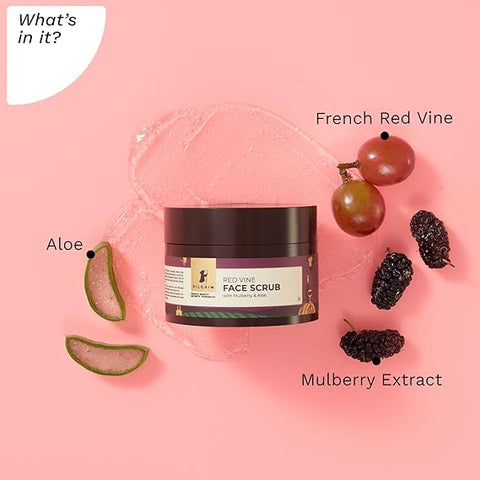 PILGRIM French Red Vine Face Scrub