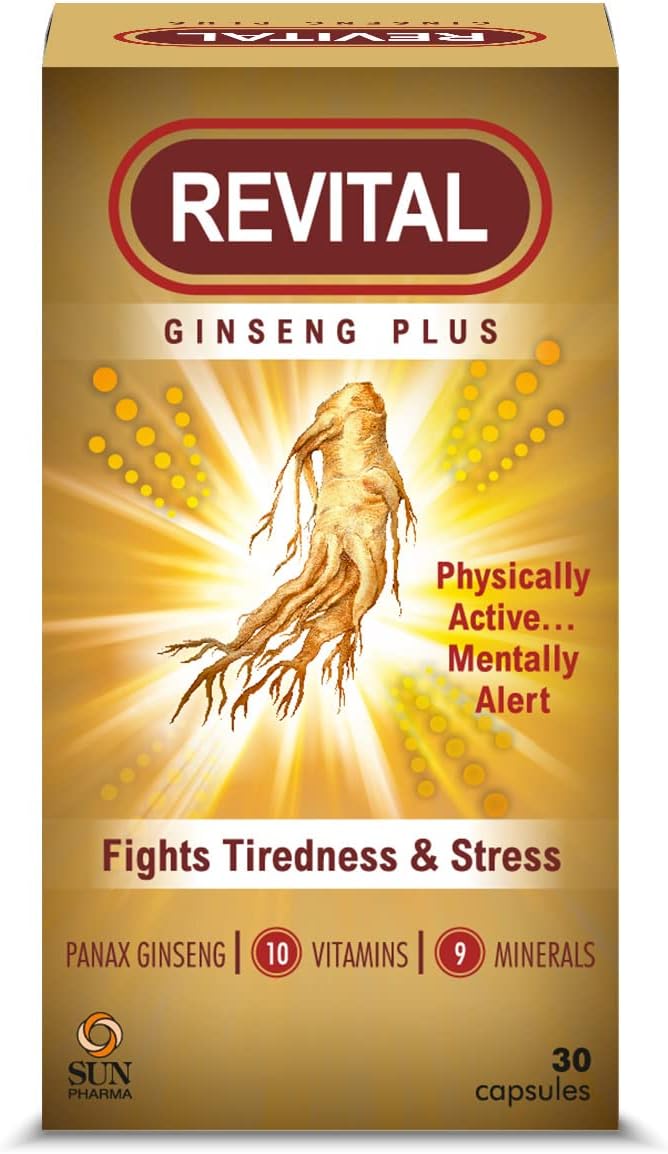 Revital Ginseng Plus Capsules 30’S