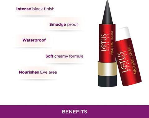 LOTUS Make-up Natural Kajal 4g -