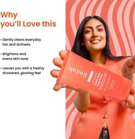 Foxtale Let It Glow Super Glow Face Wash - 150 ml