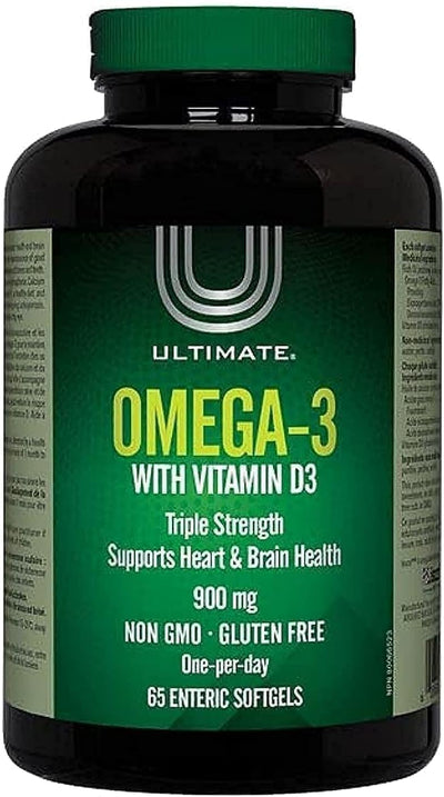 Ultimate Omega-3 900Mg With Vit. D3 65'S Softgels