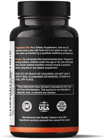 Natgrown Panax Ginseng And Ginkgo Biloba Complex Capsules 120