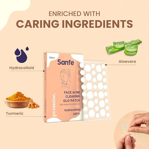 Sanfe Promise Face Acne Pimple Patch - Pack of 36