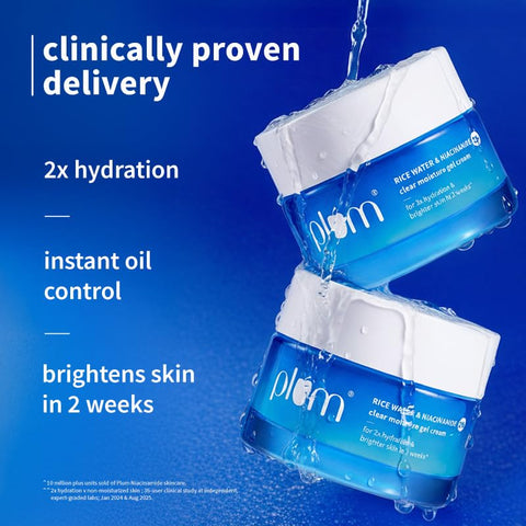 Rice Water & 2% Niacinamide Clear Moisture Gel Cream | 50 gm |