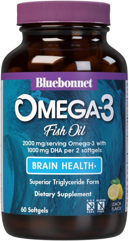 Blue Bonnet Omega-3 Brain Formula 60 Count