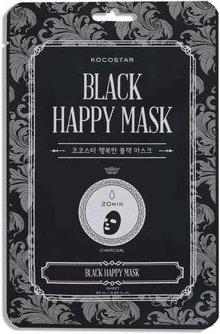 Kocostar Happy Mask Facial Sheet Black 23ML 1's
