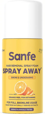 Sanfe Painless & Detan Hair Removal Spray Cream 25 ml