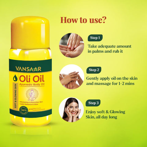 VANSAAR OLI OIL Ayurvedic Body Oil 500 ML