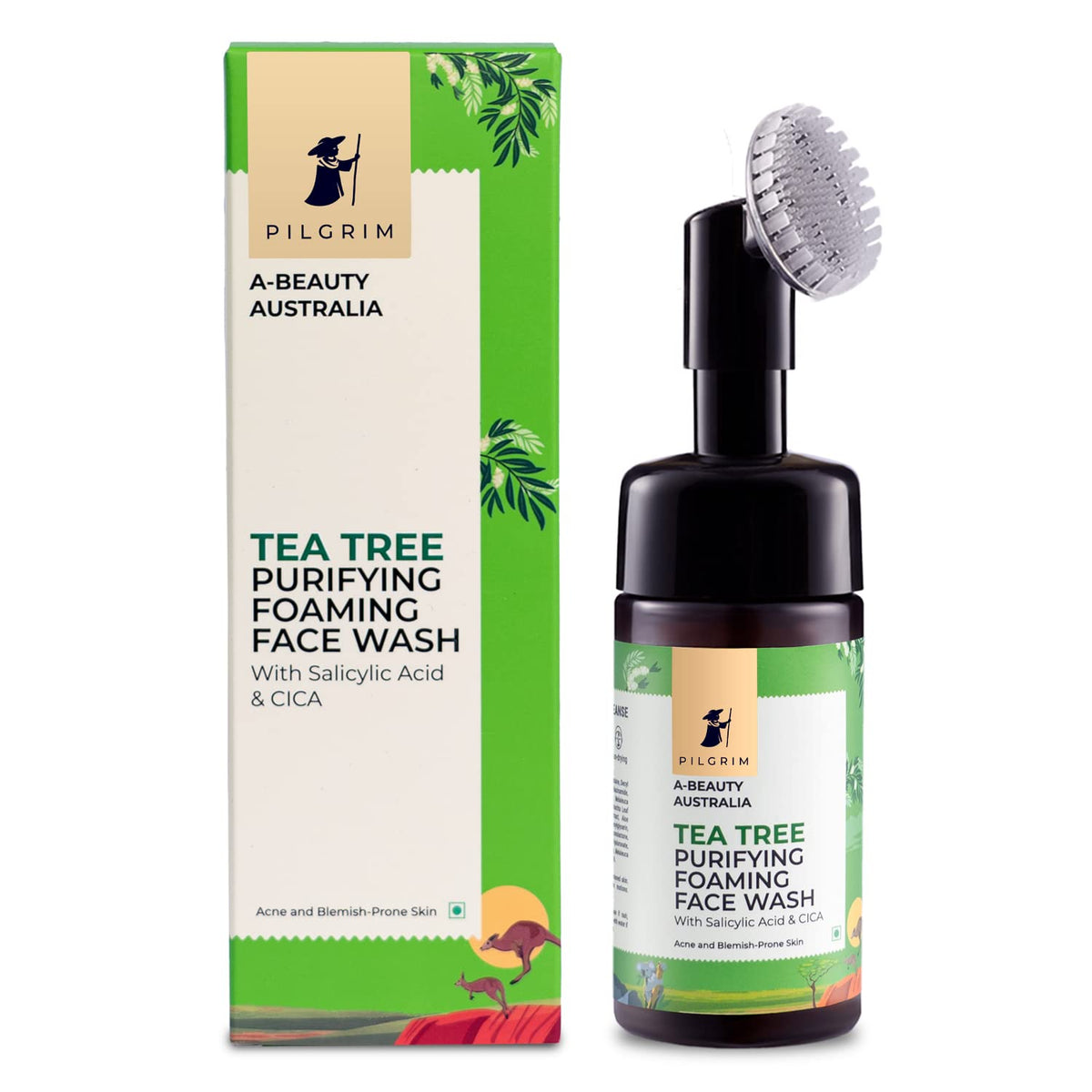 PILGRIM Australian Tea Tree and Salicylic acid Foaming Face wash