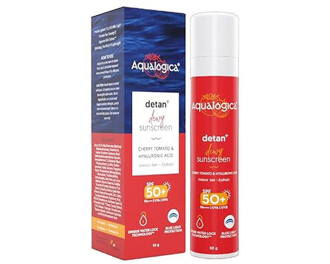 AQUALOGICA Detan+ Dewy Sunscreen 50gm