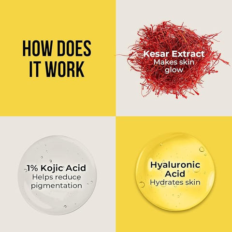 Dr. Sheth's Kesar & Kojic Acid Oil-Free Sunscreen SPF 50+