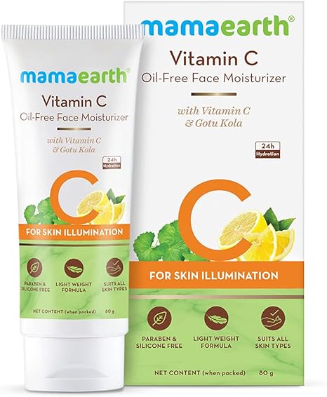 Mamaearth Vitamin C Oil-Free Moisturizer For Face 80g