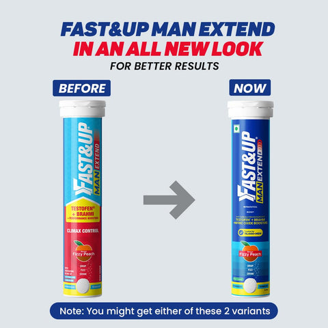 Fast&up Man Extend - Last Longer In Bed & Delay Climax - Peach