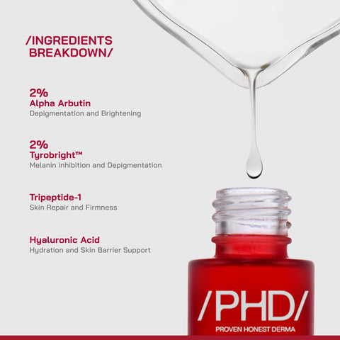 PHD 2% Alpha Arbutin Depigmentation Serum 30ml