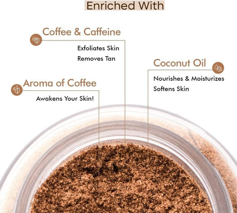 mCaffeine Naked & Raw Coffee Body Scrub (55 g)