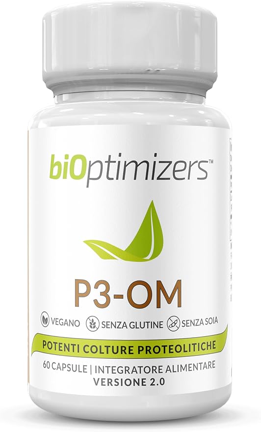 P3-OM – Bio-Culture for Women and Men - Patented Single Strain - Doctor-Formulated - No Refrigeration Needed (60 Capsules)