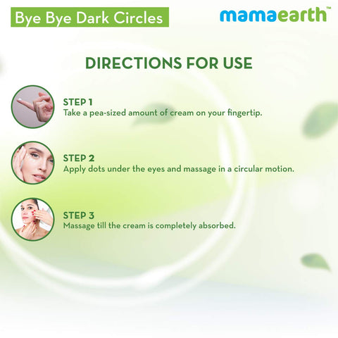 MAMAEARTH Bye Bye Dark Circles Eye Cream 20 ml