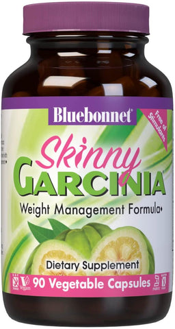 Bluebonnet Nutrition, تركيبة Skinny Garcinia للتحكم في الوزن، 90 كبسولة نباتية