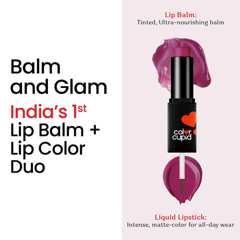 Color Cupid Lip Balm + lipstick Winedine LB1