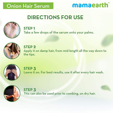 Mamaearth Onion Hair Serum with Onion & Biotin, 100 ml