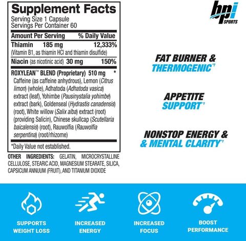 BPI Sports Roxy Lean Capsules - 60 Capsules