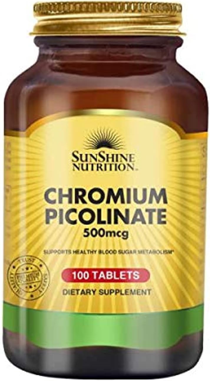 Sunshine N Chromium Picolinate 500mcg Tabs 100