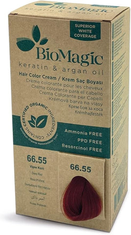 Biomagic Hair Color, 60 Ml - 66/55 Deep Red